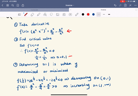 find-the-absolute-minimum-value-of-the-function-gxex-x-x0