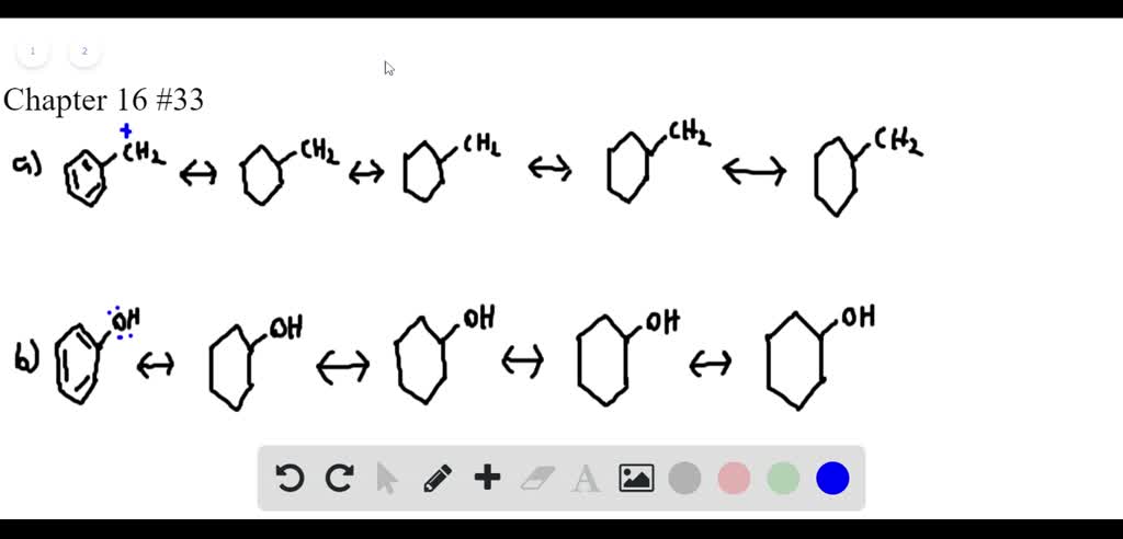 Solved Draw All Reasonable Resonance Structures For Each Species