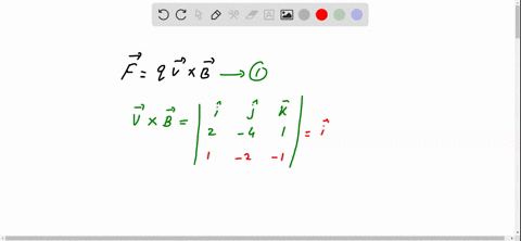 a-proton-moves-with-a-velocity-of-overrightarrowmathbfv2-hatmathbfi-4-hatmathbfjhatmathbfk-mathrmm-4