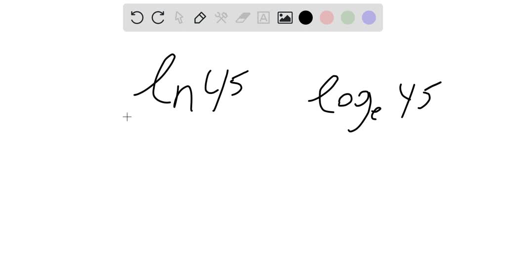 solved-determine-the-base-of-each-logarithm-ln45