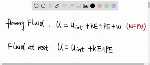 how-do-the-energies-of-a-flowing-fluid-and-a-fluid-at-rest-compare-name-the-specific-forms-of-energy