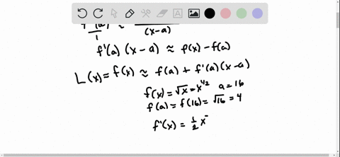 estimate-sqrt162-using-the-linearization-lx-of-fxsqrtx-at-a16-plot-f-and-l-on-the-same-set-of-axes-2