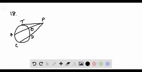 overlinep-t-is-tangent-to-the-circle-find-the-lengths-indicated-p-t12-c-d18-p-c