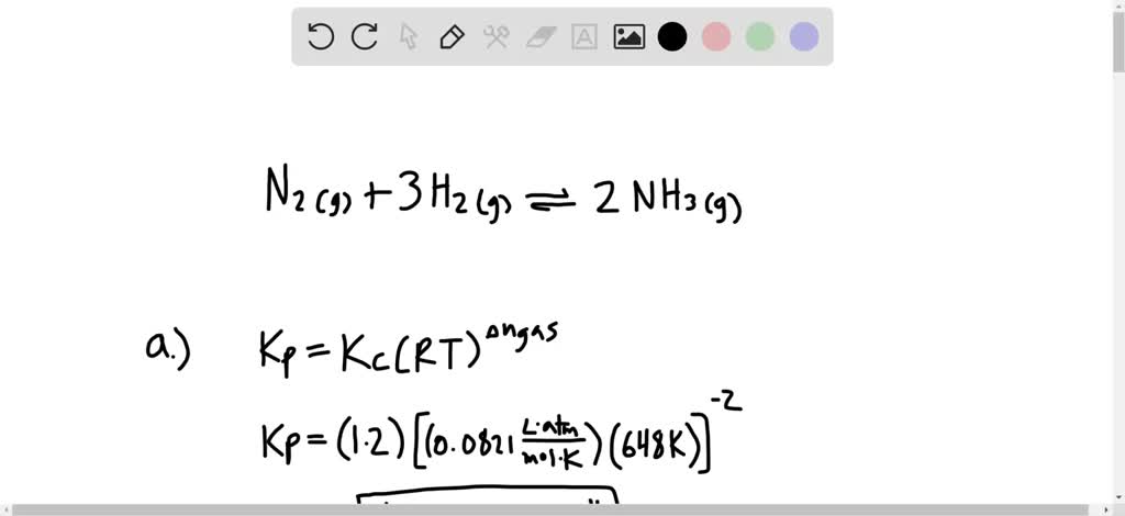 solved-the-equilibrium-constant-kc-for-the-following-reaction-is-1-2-at