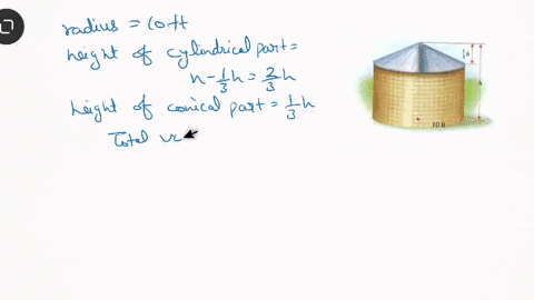 a-storage-bin-for-corn-consists-of-a-cylindrical-section-made-of-wire-mesh-surmounted-by-a-conical-4