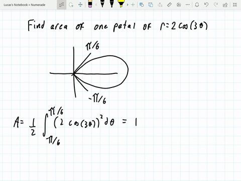 find-the-area-of-the-regionone-petal-of-r2-cos-3-theta