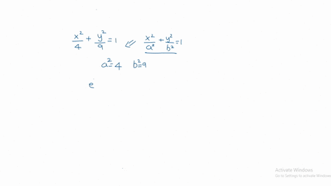 find-the-eccentricity-of-the-ellipse-fracx24fracy291