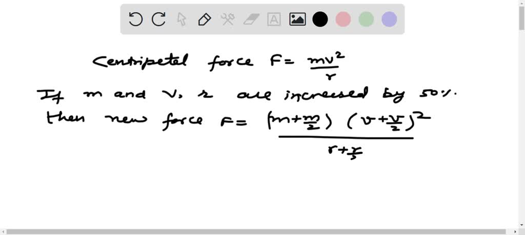 SOLVED:If mass speed and radius of rotation of a body moving in a ...