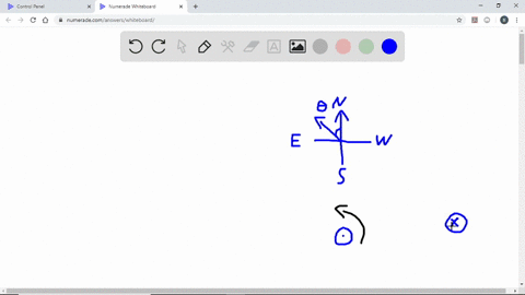 a-small-compass-is-held-horizontally-the-center-of-its-needle-a-distance-of-0280-mathrmm-directly-no