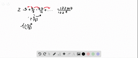 find-the-sum-2-3frac92-frac274ldots-frac1771471024