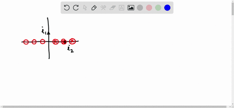 two-current-carrying-wires-are-perpendicular-to-each-other-one-wire-lies-horizontally-with-the-curre