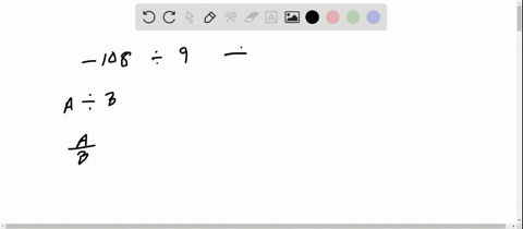 SOLVED:Divide. -108 ÷9