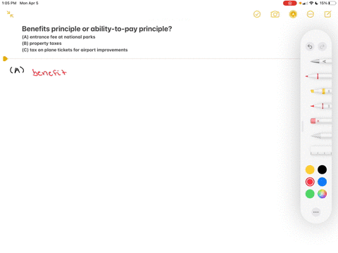 categorize-each-of-the-following-funding-schemes-as-examples-of-the-benefits-principle-or-the-abilit