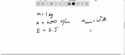 a-body-of-mass-1-mathrmkg-suspended-from-the-free-end-of-a-spring-having-force-constant-400-mathrmnm