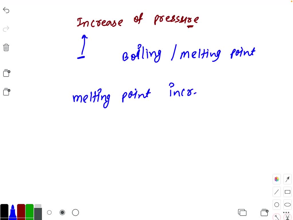 SOLVED Increase Of Pressure a Always Increases The Boiling Point Of 