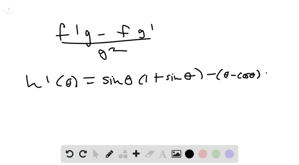 SOLVEDDifferentiate. h(\theta)=\theta \csc \thet…