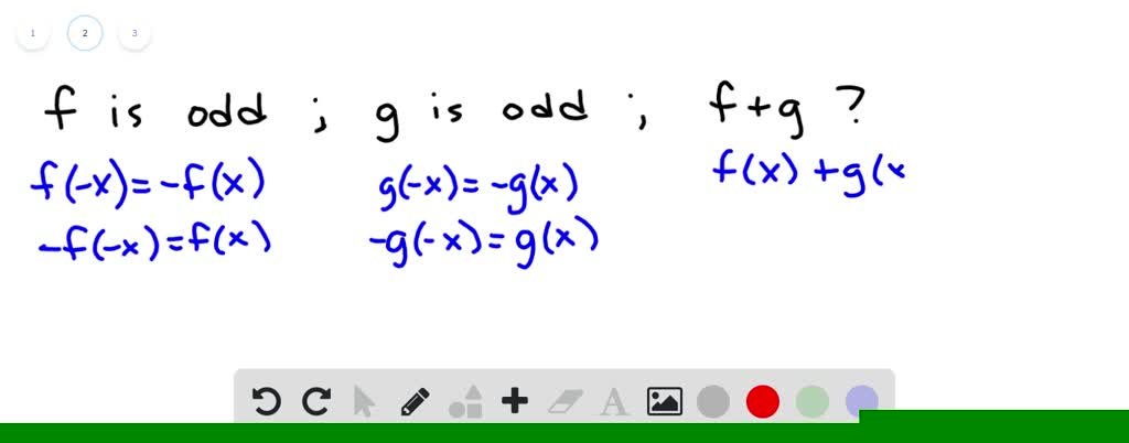 Solved If F And G Are Both Even Functions Is F