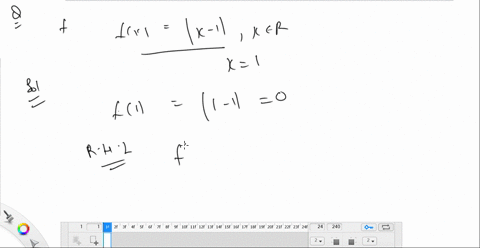 prove-that-the-function-f-given-by-fxx-1-x-in-mathbfr-is-not-differentiable-at-x1