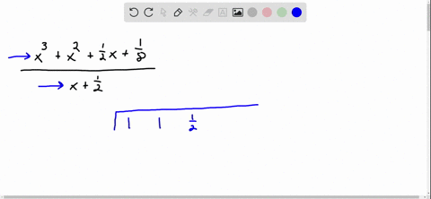 use-synthetic-division-to-perform-each-division-fracx3x2frac12-xfrac18xfrac12