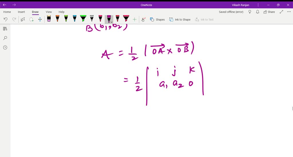 ⏩SOLVEDTriangle area Find a 2 ×2 determinant formula for the area