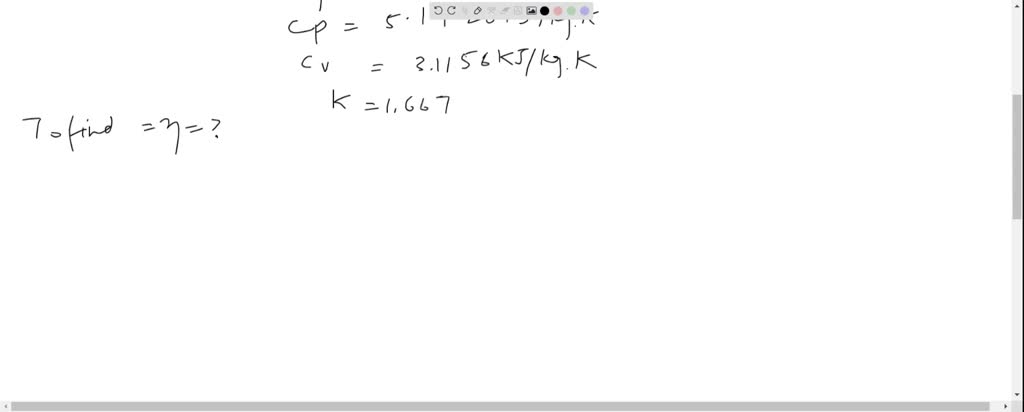 SOLVED:Helium gas is compressed steadily from 90 kPa and 25^∘ C to 800 ...