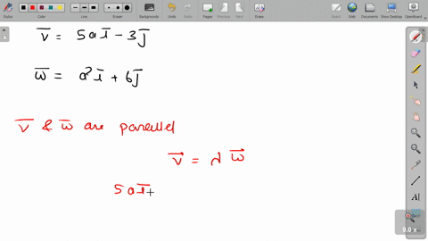 find-the-values-of-a-making-vecv5-a-veci-3-vecj-parallel-to-vecwa2-veci6-vecj