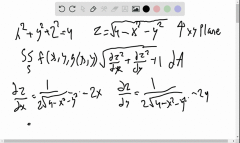 evaluate-the-surface-integral-beginarrayliint_s-y2-d-s-s-text-is-the-part-of-the-sphere-x2y2z24-text