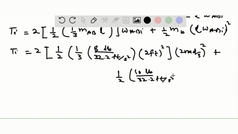 the-linkage-consists-of-two-8-lb-rods-a-b-and-c-d-and-a-10-lb-bar-a-d-when-theta0circ-operatorname-2