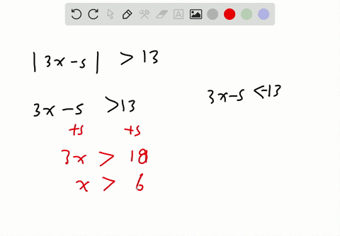 which-of-the-following-expresses-all-and-only-the-values-of-x-that-satisfy-3-x-513-a-6xfrac83-b-frac