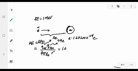 an-alpha-particle-with-a-kinetic-energy-of-10-mathrmmev-is-headed-straight-toward-a-gold-nucleus-a-f