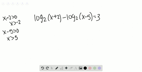 solve-each-logarithmic-equation-be-sure-to-reject-any-value-of-x-that-is-not-in-the-domain-of-the-23