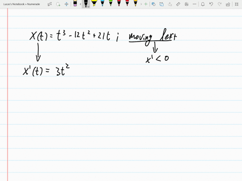 an-object-moves-along-the-x-axis-its-position-at-each-time-l-geq-0-given-by-xt-determine-the-time--2