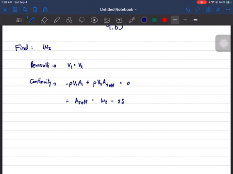 a-uniform-flow-of-standard-air-at-60-mathrmm-mathrms-enters-a-planewall-diffuser-with-negligible-bou