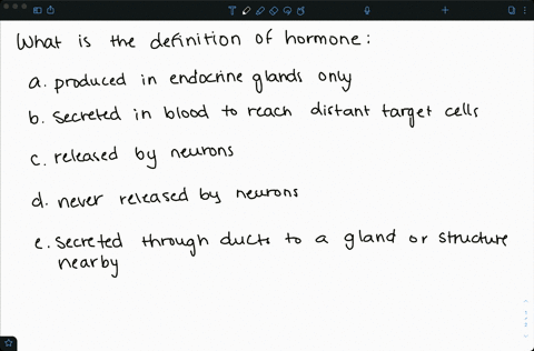 which-is-the-defining-feature-of-hormones-a-they-are-only-produced-in-endocrine-glands-b-they-are-se