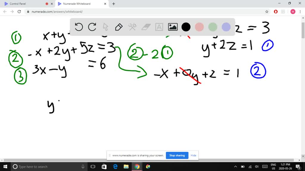 SOLVED:Find a system of linear equations with three unknowns x, y, z ...