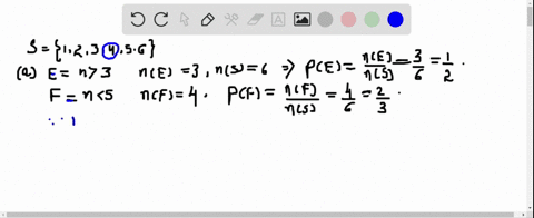 a-die-is-rolled-and-the-number-showing-is-observed-determine-whether-the-events-e-and-f-are-mutual-2