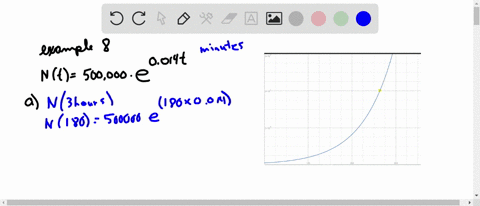 E. Coli Growth (Refer to Example 9.) (a) Approximate the...