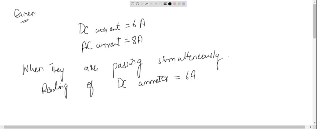 SOLVED: Simple Multiply Test: A Current Of 20A Flows Through Two ...