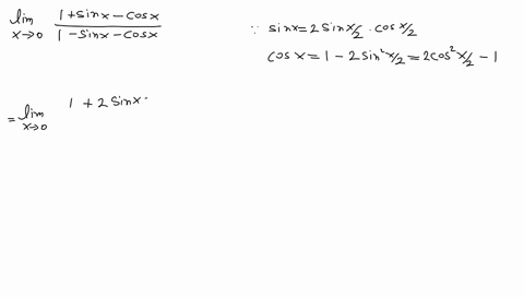 lim-_x-rightarrow-0-frac1sin-x-cos-x1-sin-x-cos-xtext-ans-1
