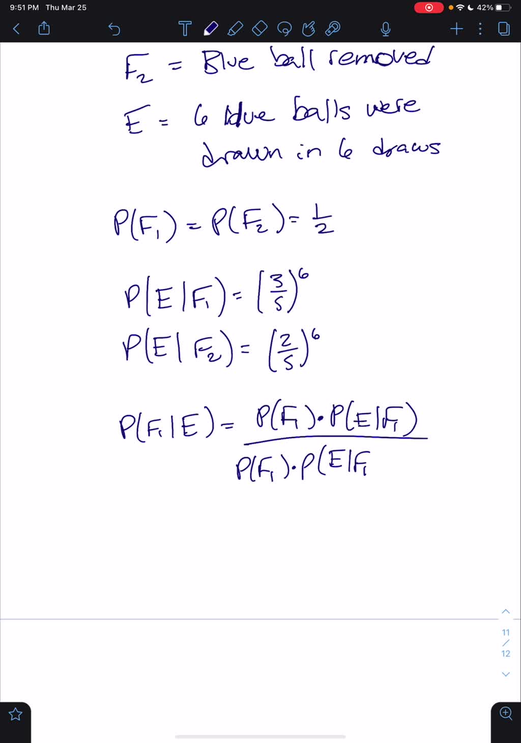 Solved Experiment: A bag contains 4 colored balls (a blue, a