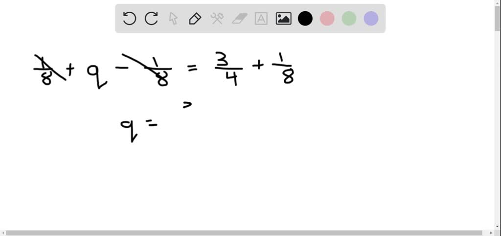 SOLVED:Translate to an equation and then solve. The difference of q and ...