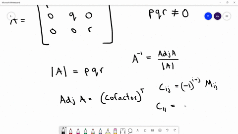 inverse-of-the-matrix-leftbeginarraylllmathrmp-0-0-0-mathrmq-0-0-0-mathrmrendarrayright-where-pqr-ne