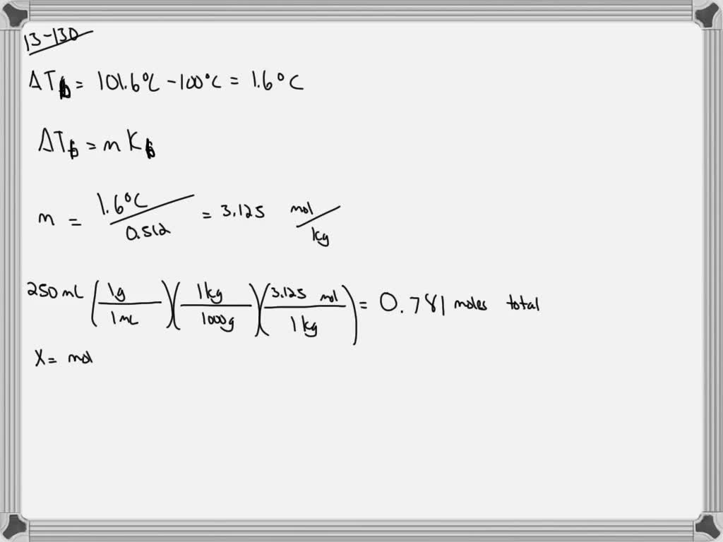 SOLVED:A 9: 1 ethylene glycol (C2 H6 O2) and propylene glycol (C3 H8 O2 ...