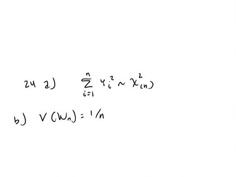 let-y_1-y_2-y_3-ldots-y_n-be-independent-standard-normal-random-variables-a-what-is-the-distribution