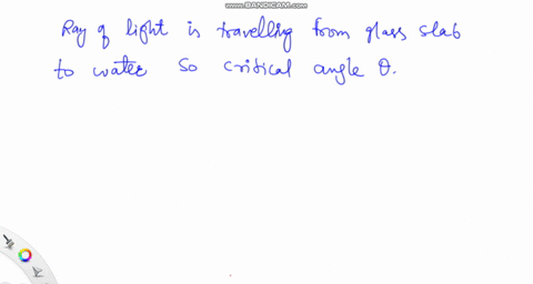 a-block-of-glass-that-has-an-index-of-refraction-of-155-is-completely-immersed-in-water-mathrmn133-n