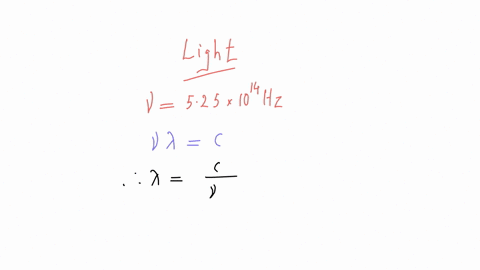 what-is-the-wavelength-of-light-with-a-frequency-of-525-times-1014-mathrmhz