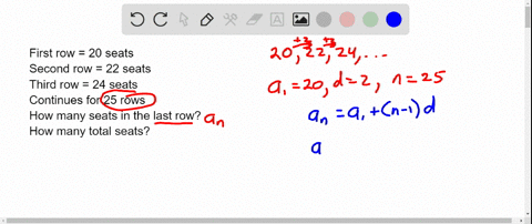 SOLVED Solve each problem. S A seating section in a Numerade