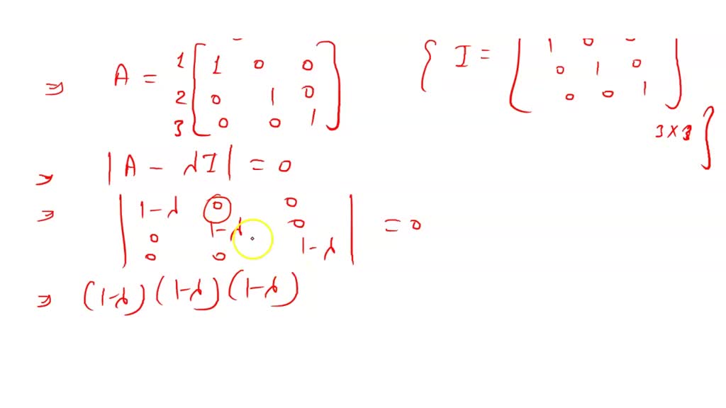 SOLVED:(a) Show that the n ×n matrix A is diagonalisable if - and only ...