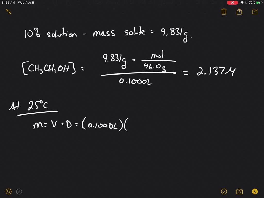 Solved A By Mass Solution Of Ethanol Ch Ch Oh In Water Has