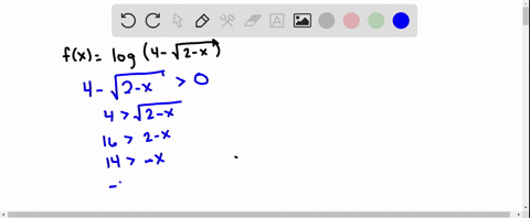 find-the-domain-of-f-and-write-it-in-setbuilder-or-interval-notation-fxlog-4-sqrt2-x